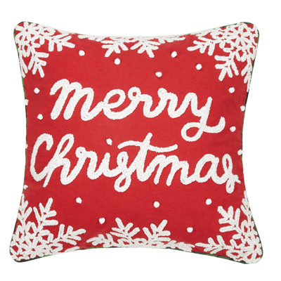 Holiday Aisle Ferrin Merry Christmas Merry Christmas Pillow Lumbar Pillow